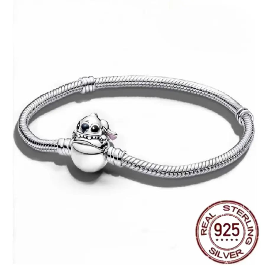 The new hot item, Disney Charm Bead Pendant, is compatible with the original DIY 925 sterling silver bracelet, making it an idea