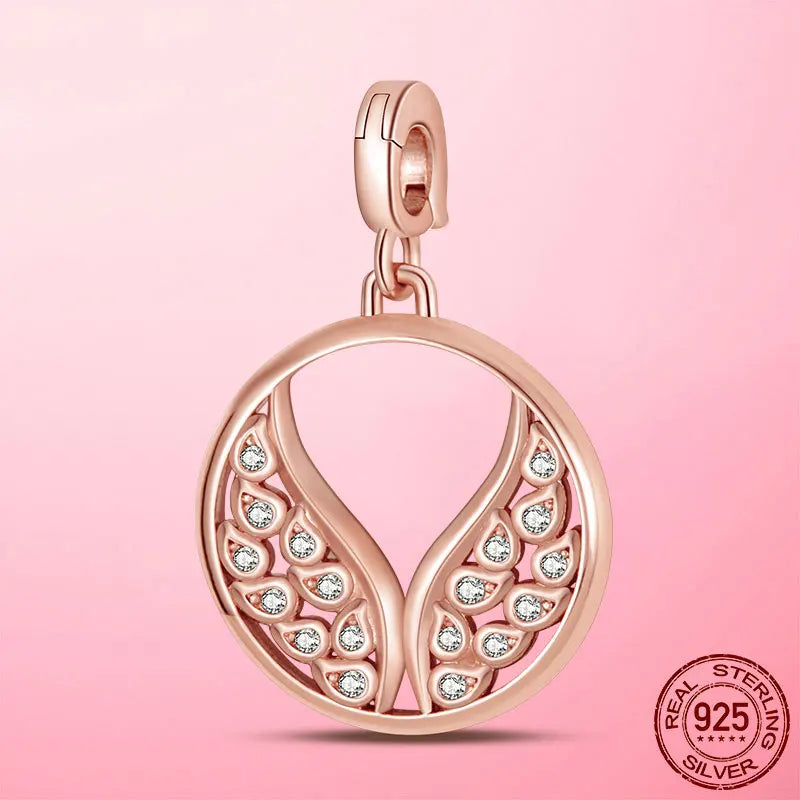 925 Silver My Love Starfish Flamingo Pendant Charm Fit Original Original Me Bracelet DIY Bead Jewelry For Women