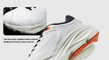 361 Degrees Men Running Shoe Leather All-Weather Protection Shock Absorption Casual Versatile Stable Male Sneaker 672532228