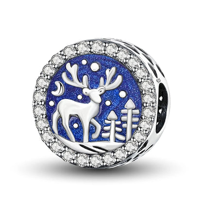 925 Sterling Silver Cute Butterfly Elephant Blue Series Charms Beads Fit Original Pan Bracelet Bangle High Quality DIY Jewelry