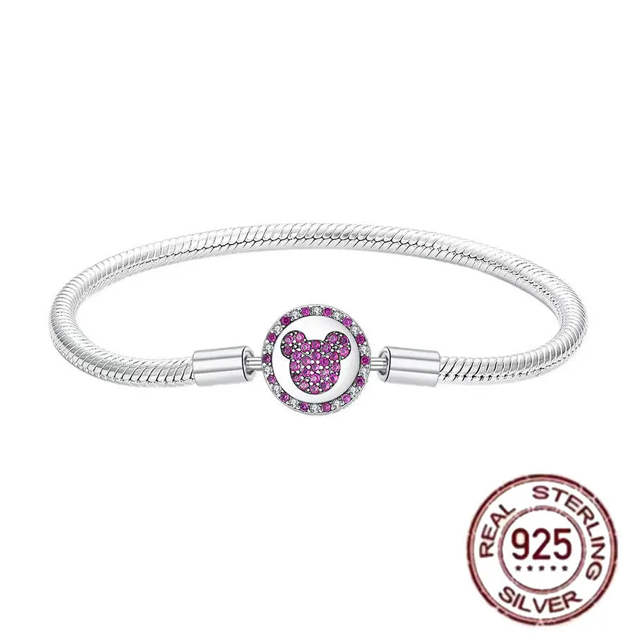 The new hot item, Disney Charm Bead Pendant, is compatible with the original DIY 925 sterling silver bracelet, making it an idea