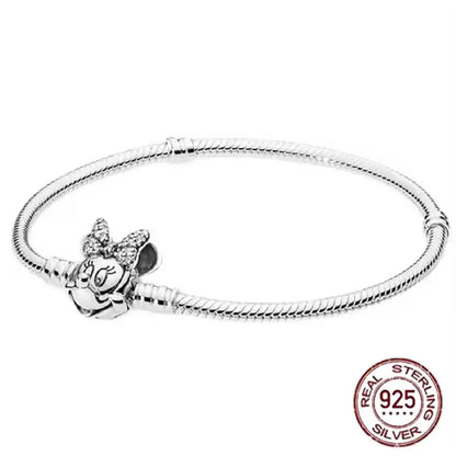 The new hot item, Disney Charm Bead Pendant, is compatible with the original DIY 925 sterling silver bracelet, making it an idea