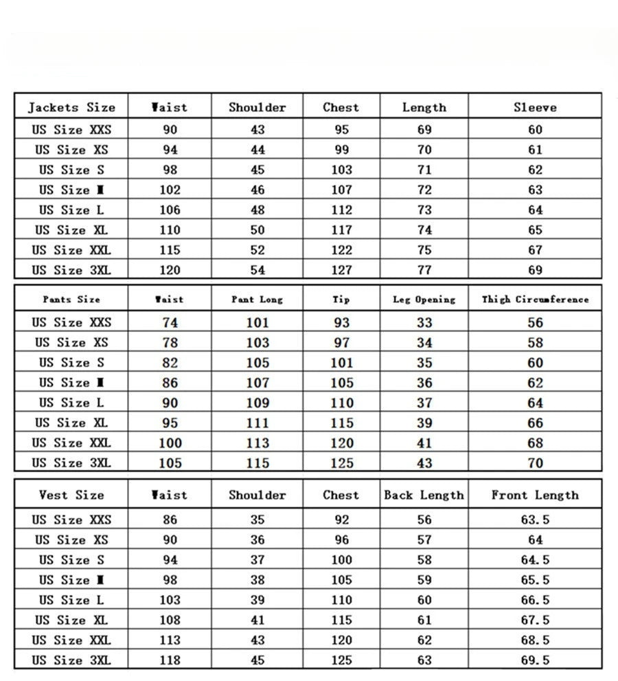 Classic Wedding Tuxedos Slim Fit Bridegroom For Men 3 Pieces Groomsmen Suit Male Formal Business Men Suits(Jacket+Vest+Pants）