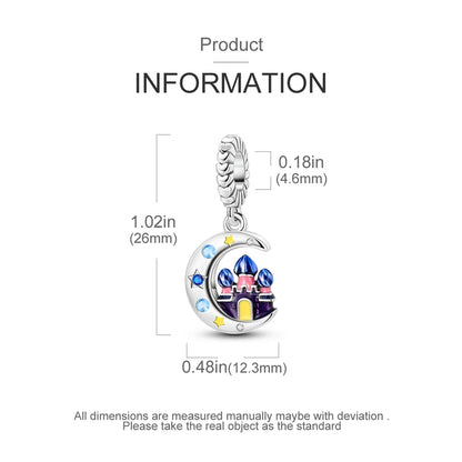 Fit Original Bracelet Silver Plated Cat Moon Shape Stars Love Charms Pendants For Women Jewelry Making Gift