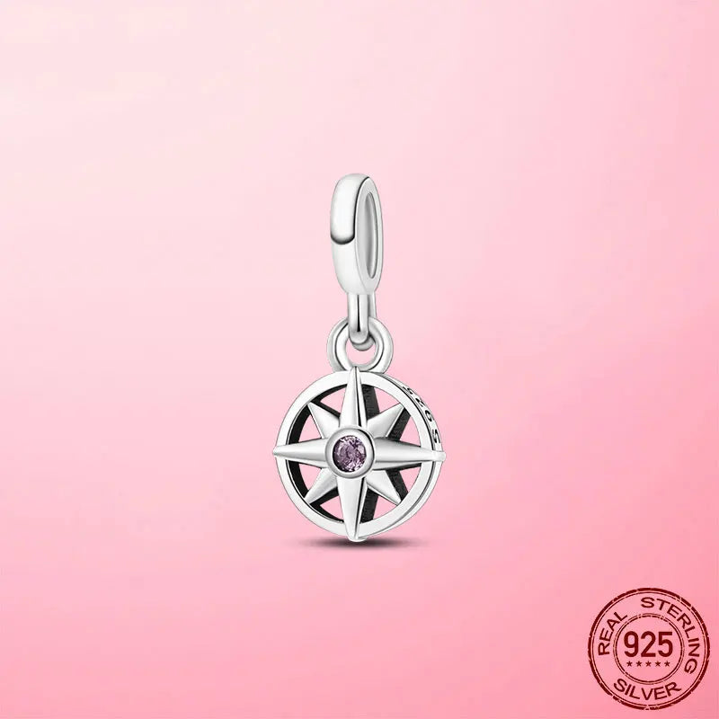 925 Silver My Love Starfish Flamingo Pendant Charm Fit Original Original Me Bracelet DIY Bead Jewelry For Women