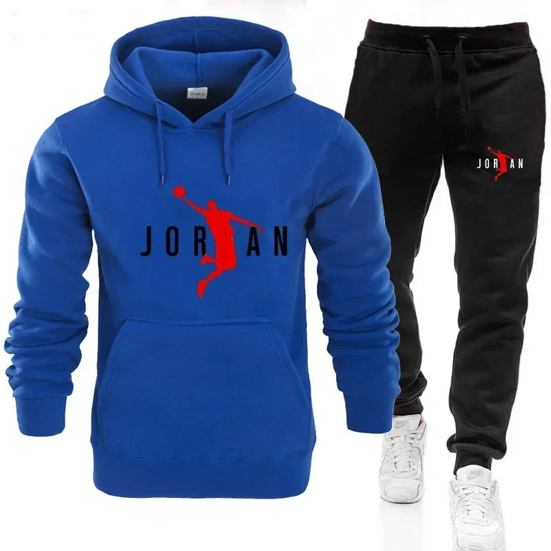 2025 Fall Winter Men's Tracksuit Hoodie Pants 2Pcs Sets Suit Leisure Sweatshirts Fashion Trends Brand Clothing
