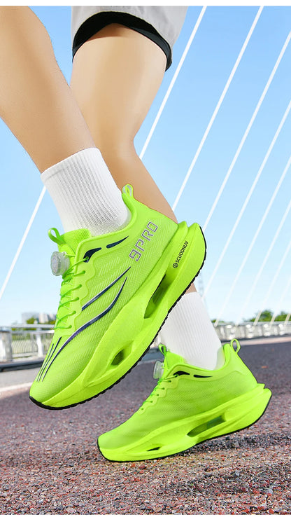 Men Running Shoes Casual Professional Marathon Sports Breathable Lightweight Women Comfortable Athletic Sneakers Carbon Plate