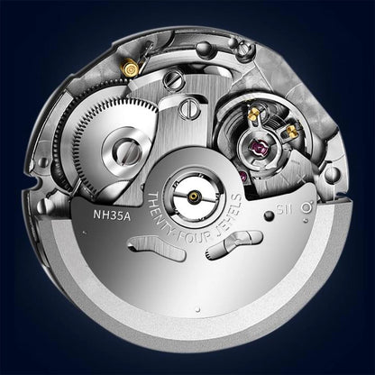 Sugess Watch of Men Diver NH35 Automatic Mechanical Wristwatch Date Sapphire Crystal Luminous Ceramic Bezel Waterproof 200M 2022