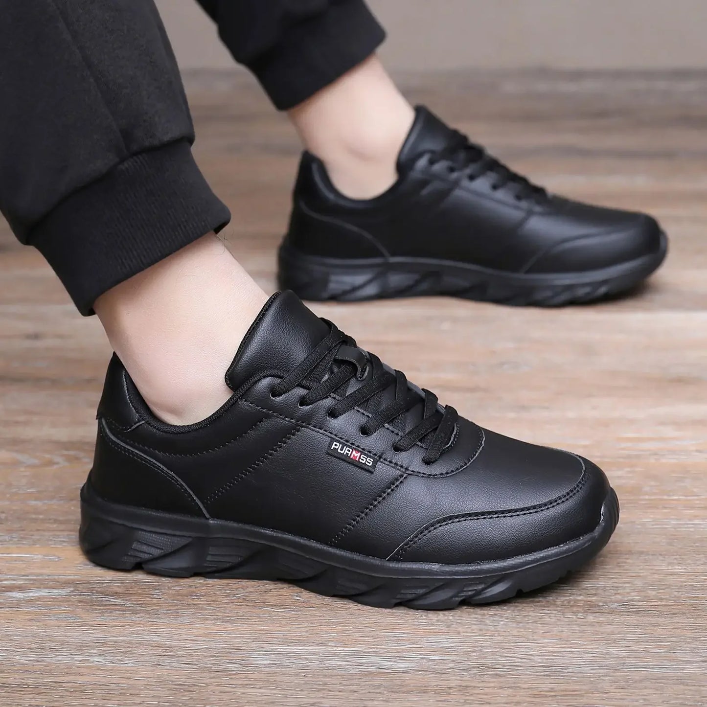 New Men's Sneakers Fashion Leather Men's Casual Shoes Outdoor Jogging Training Shoes High-Quality Comfortable Men's Shoes