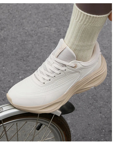 361 Degrees Men Running Shoe Leather All-Weather Protection Shock Absorption Casual Versatile Stable Male Sneaker 672532228