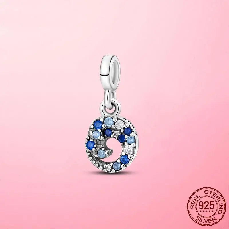 925 Silver My Love Starfish Flamingo Pendant Charm Fit Original Original Me Bracelet DIY Bead Jewelry For Women