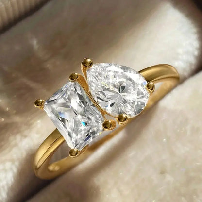 925 Sterling Silve 1-8CT Zircon Gorgeous Shiny Oval Stone Ring For Women Engagement Wedding Luxury High Quality Fine Jewelry