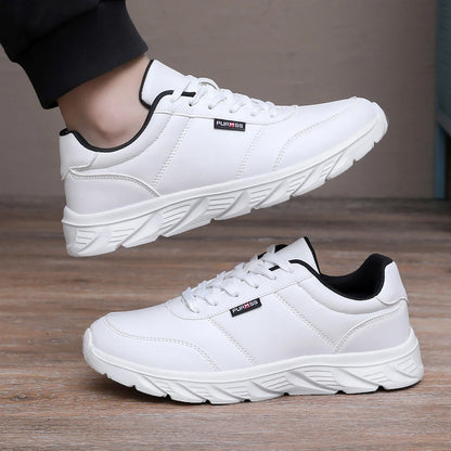New Men's Sneakers Fashion Leather Men's Casual Shoes Outdoor Jogging Training Shoes High-Quality Comfortable Men's Shoes
