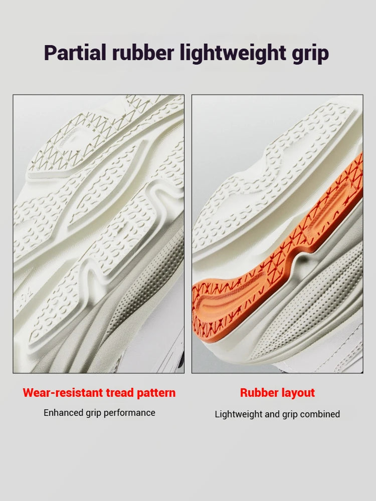 361 Degrees Men Running Shoe Leather All-Weather Protection Shock Absorption Casual Versatile Stable Male Sneaker 672532228