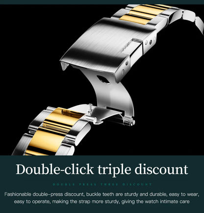 OLEVS Watches For Men Classic with Date Dress Luxury Big Face Waterproof Luminous Men's Wrist Watch Stainless Steel Men Watch