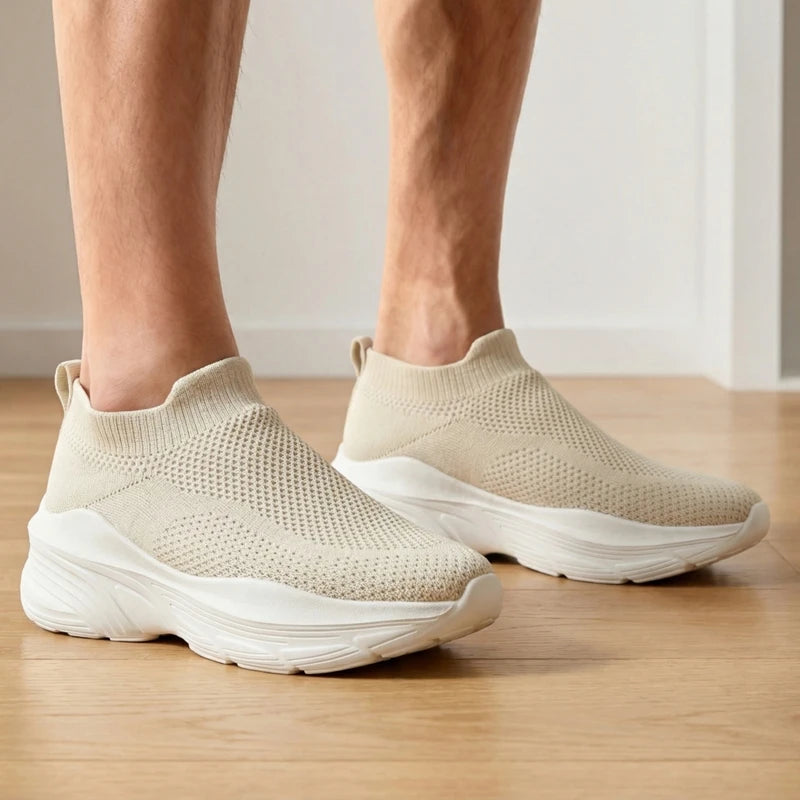 Mens Womens Unisex Lightweight Breathable Mesh Running Shoes Casual Sneakers Sock Shoes for Walking Jogging Gym Workout