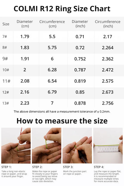 2025 COLMI R12 Smart Ring with Display Screen and Touch, Wireless Charging, Health Manager, 5 ATM Waterproof For Men Women