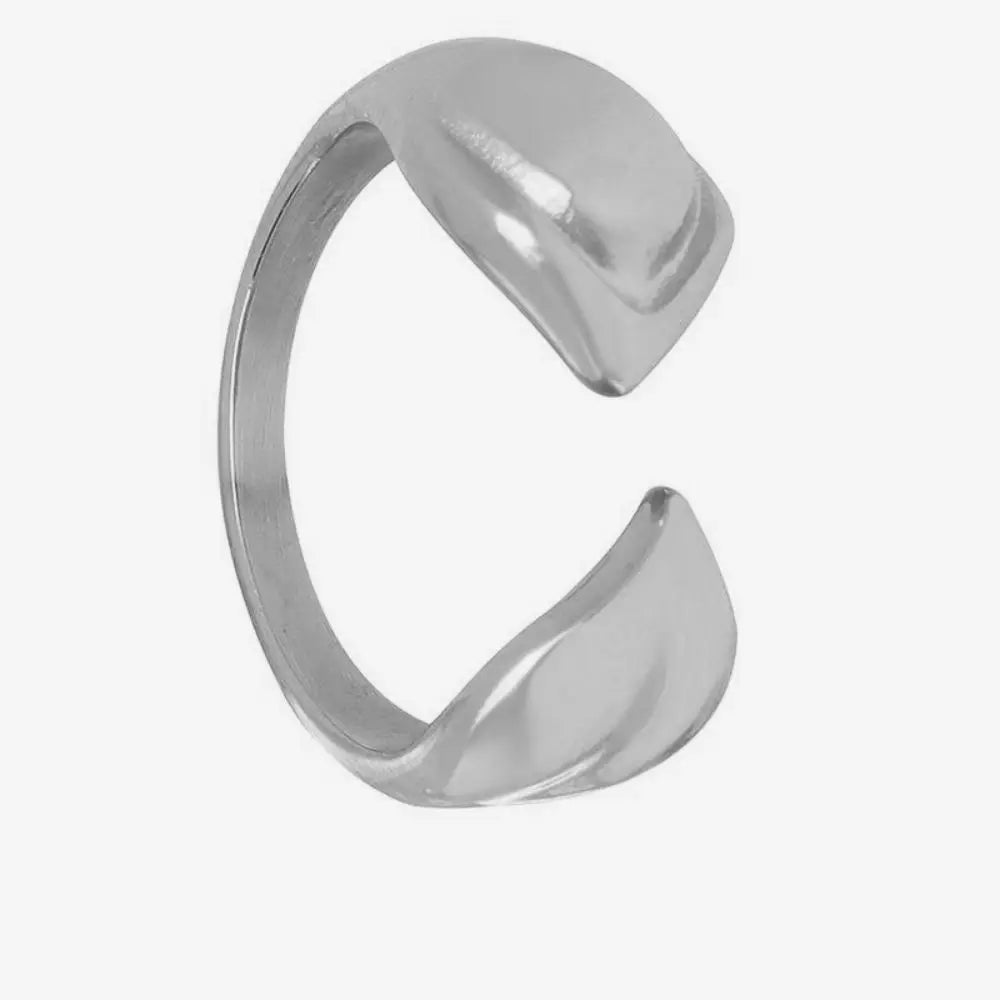 Waterproof Stainless Steel Ring for Women Non-fading Heart Ring Stylish Metal Rings Simple New Jewelry Wholesale Dropshipping