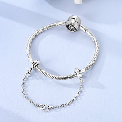 925 Silver Sparkling Cat Dog Charms Pendants Love Family Father Beads Fits Original Bracelet Gift for Women