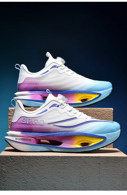 Men Running Shoes Casual Professional Marathon Sports Breathable Lightweight Women Comfortable Athletic Sneakers Carbon Plate