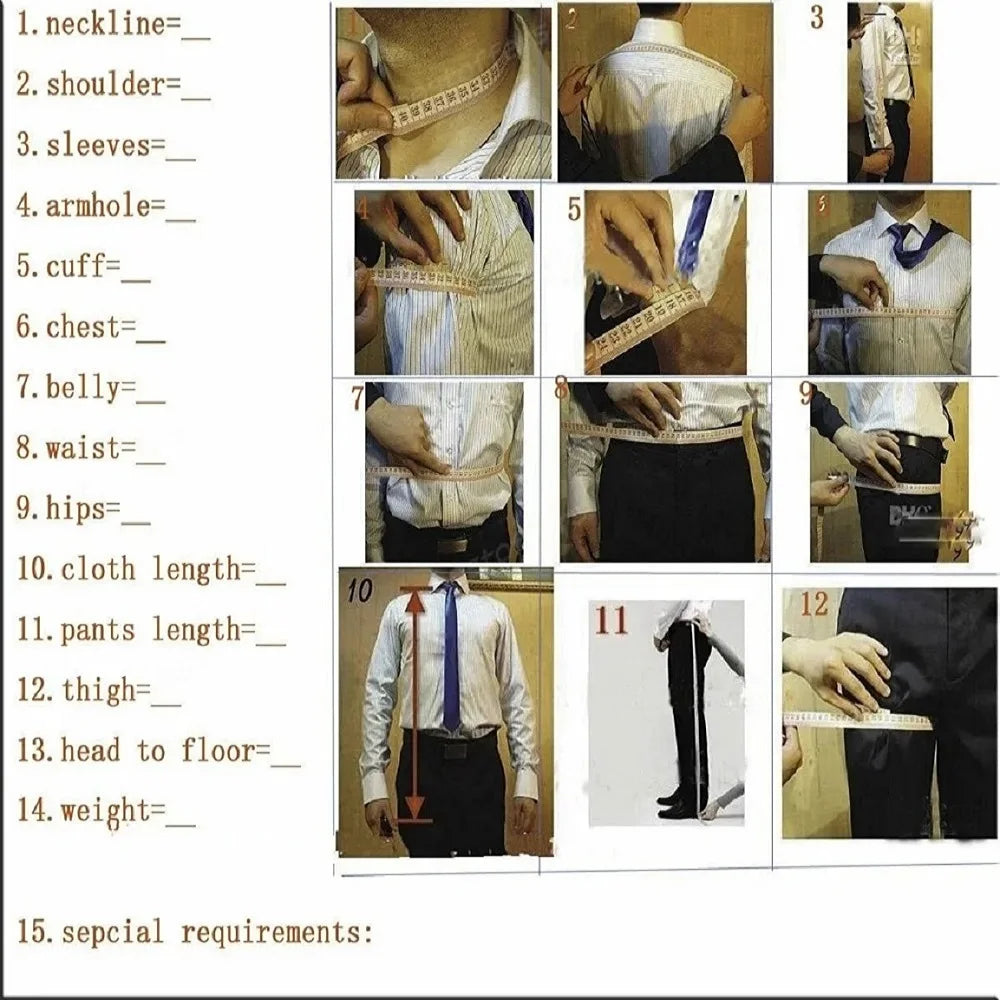 Elegant Slit Men's Suits 3 Piece Black Shawl Lapel Casual Tuxedos for Wedding Groomsmen Suits Men (Blazer+Vest+Pant)