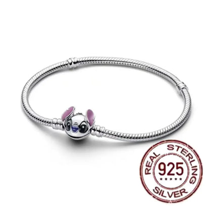 The new hot item, Disney Charm Bead Pendant, is compatible with the original DIY 925 sterling silver bracelet, making it an idea