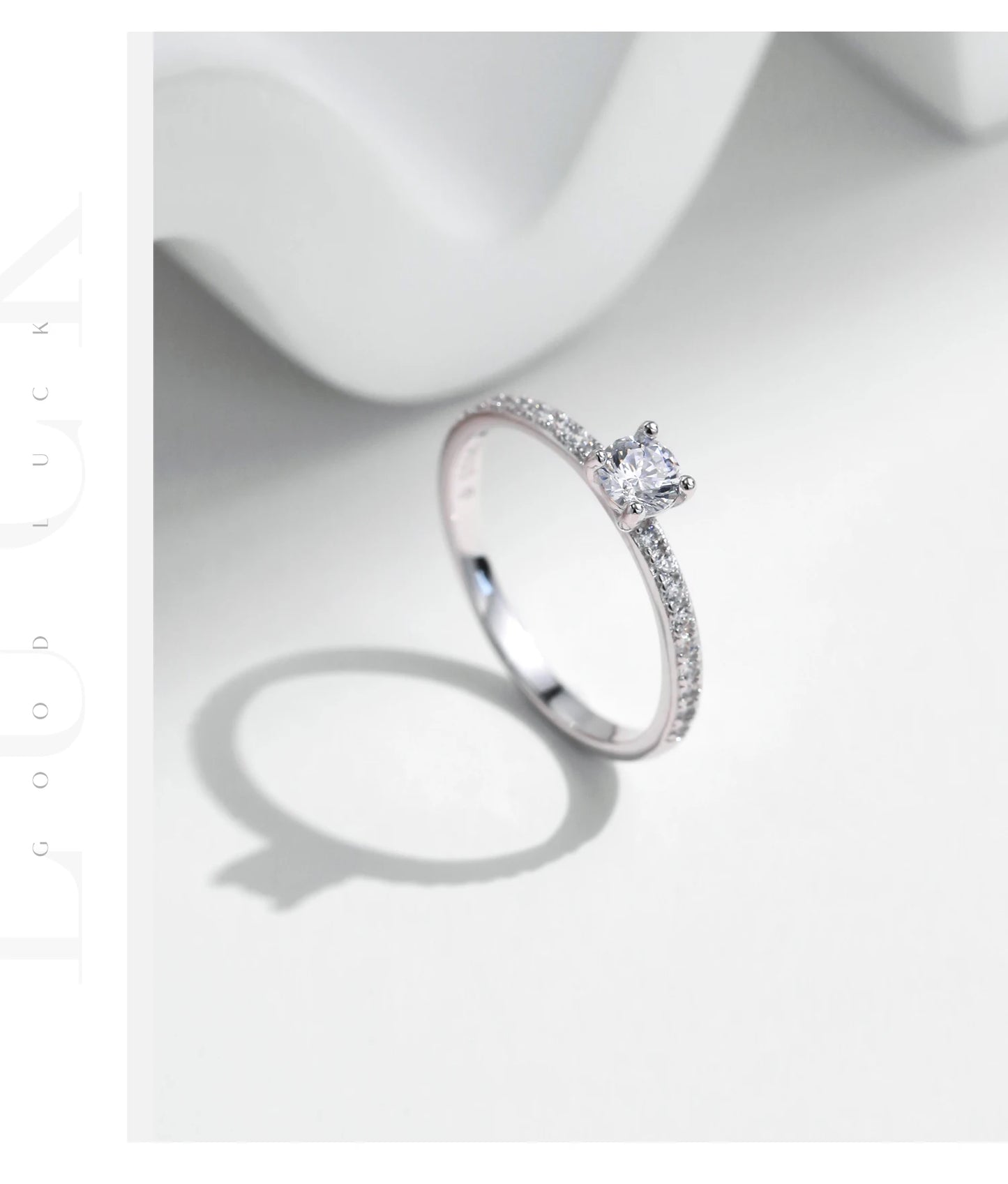 MODIAN D Color Moissanite Ring Delicate Square 925 Sterling Silver Lab Diamond Ring For Women Wedding Statement Jewelry