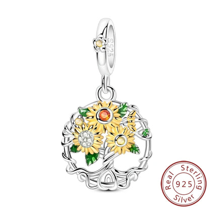 Original Charms Bead Pendant 925 Sterling Silver Cat Paw Bow Girl Cherry Firefly Heart Charm Fit Bracelet DIY Women Jewelry Gift