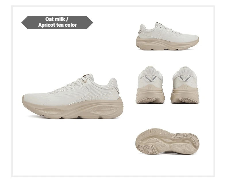 361 Degrees Men Running Shoe Leather All-Weather Protection Shock Absorption Casual Versatile Stable Male Sneaker 672532228