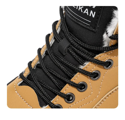 Men's comfortable casual versatile outdoor cotton shoes winter warm shoes plus size fashion youth non-slip soft-sole work shoes