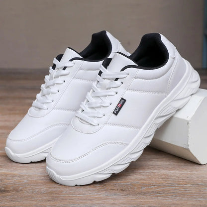 New Men's Sneakers Fashion Leather Men's Casual Shoes Outdoor Jogging Training Shoes High-Quality Comfortable Men's Shoes