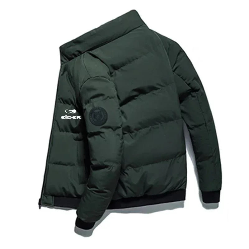 New men's fashion autumn and winter coat jacket, casual windproof waterproof down jacket, thick warm padded jacket