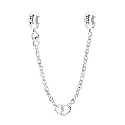 925 Silver Sparkling Cat Dog Charms Pendants Love Family Father Beads Fits Original Bracelet Gift for Women