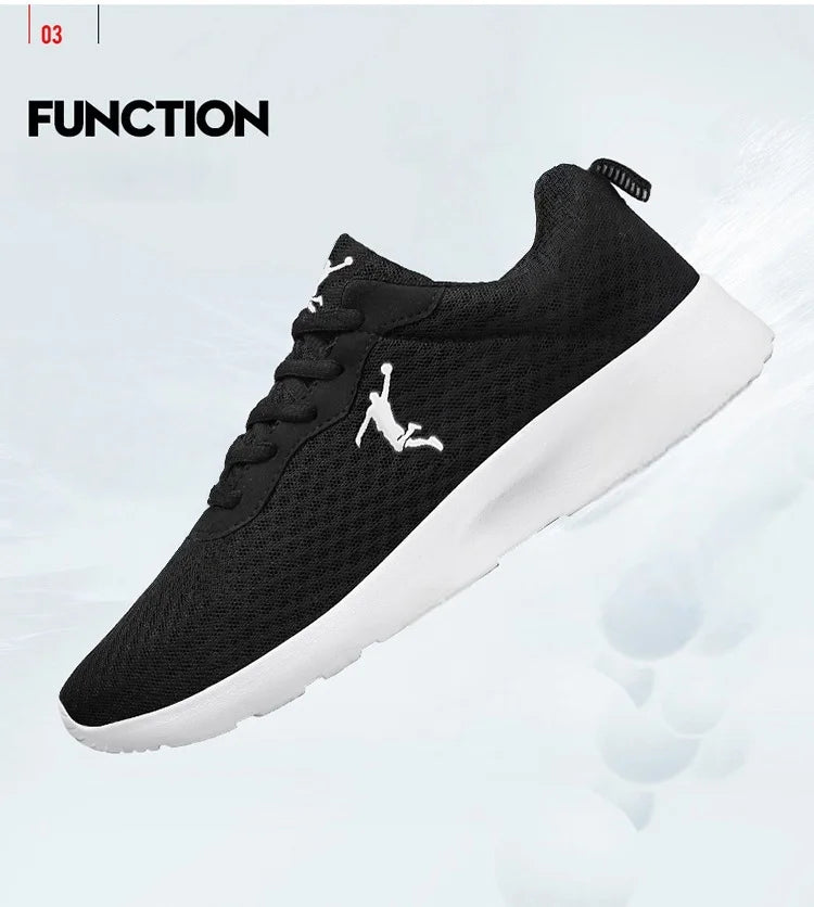 Men's casual sports shoes cushioning breathable lightweight mesh running shoes fashion comfortable soft-soled walking shoes