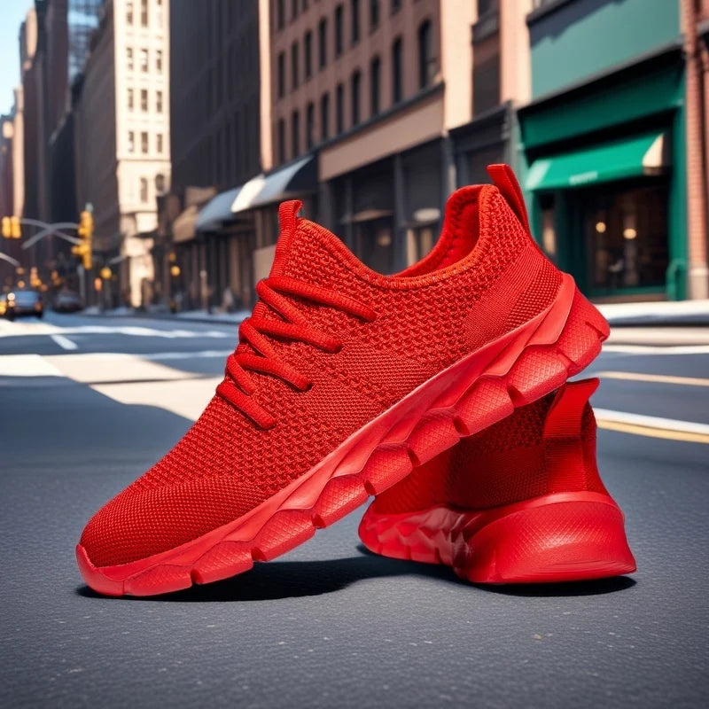 Men's Sneakers Mesh Lightweight Women's Shoes Casual Flats Shoes Men Running Sports Shoes Soft Tennis Breathable Male Sneakers