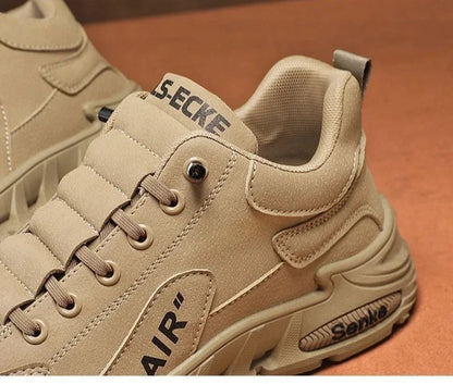 2025 Fall Fashion Men's Casual Shoes Black Simple Breathable Board Shoes Wearable and Comfortable  EVA Jogging Shoes