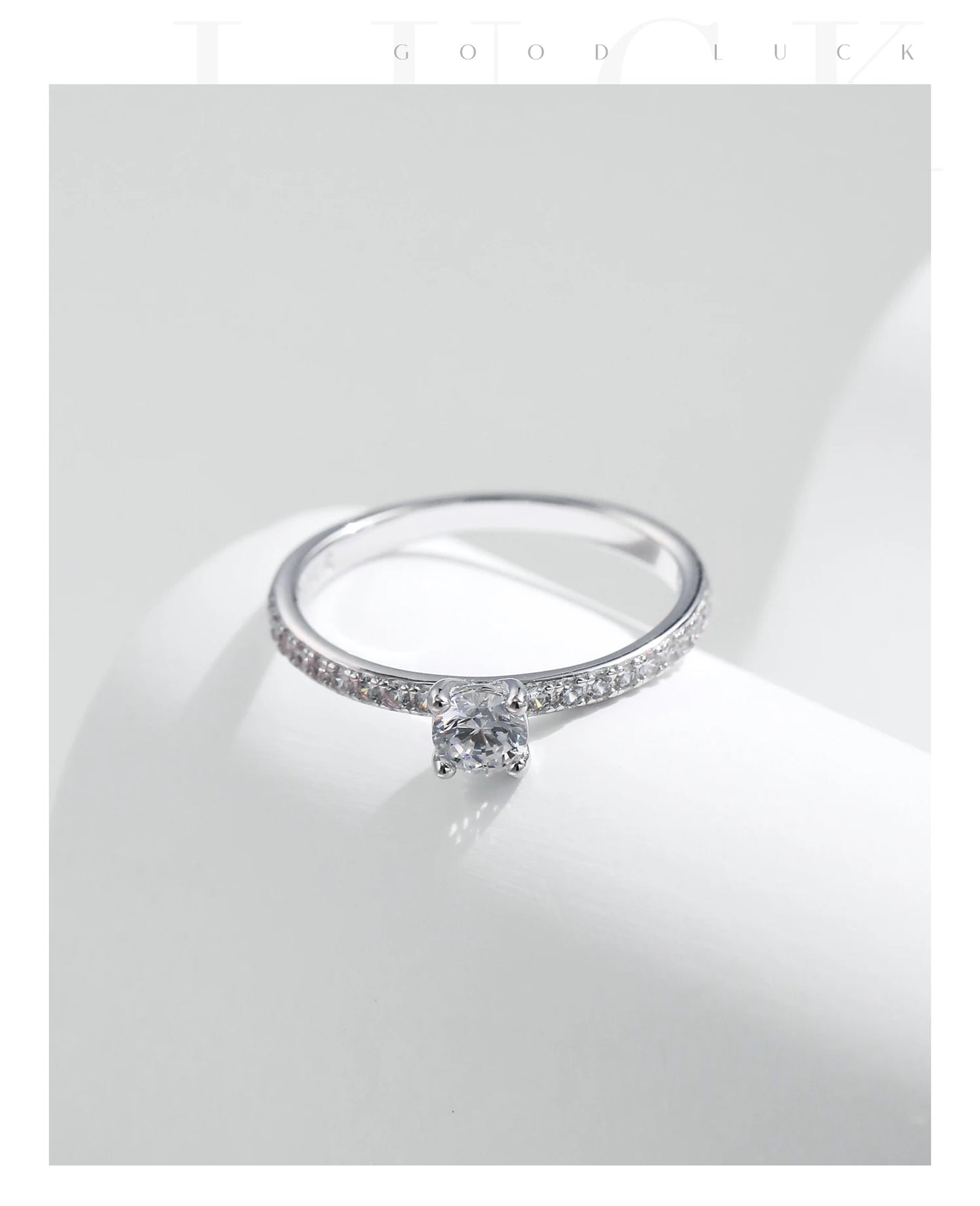 MODIAN D Color Moissanite Ring Delicate Square 925 Sterling Silver Lab Diamond Ring For Women Wedding Statement Jewelry